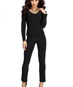 Frank Lyman Frank Black Knit Pants Clothing