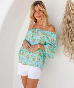 Zen Garden Brianna Top | Sea | ZG5s Tops
