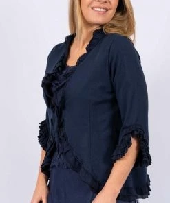 The Italian Closet Rala Jacket | Navy | Tic5