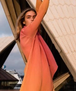 Clothing Alquema Wedding Queen | Hot Pink To Yellow | AQ1