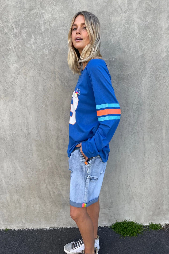 Hammill + Co Tops Retro 73 Long Sleeve Tee | Royal | HC20 4 Hammill + Co Tops Retro 73 Long Sleeve Tee | Royal | HC20