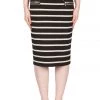 Joseph Ribkoff Skirts Striped Pencil Skirt - Style No: 173914