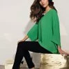 Frank Lyman Green Woven Top