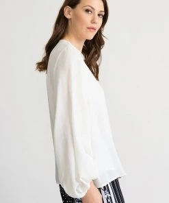 Joseph Ribkoff Events Queen Top | White | Jr132
