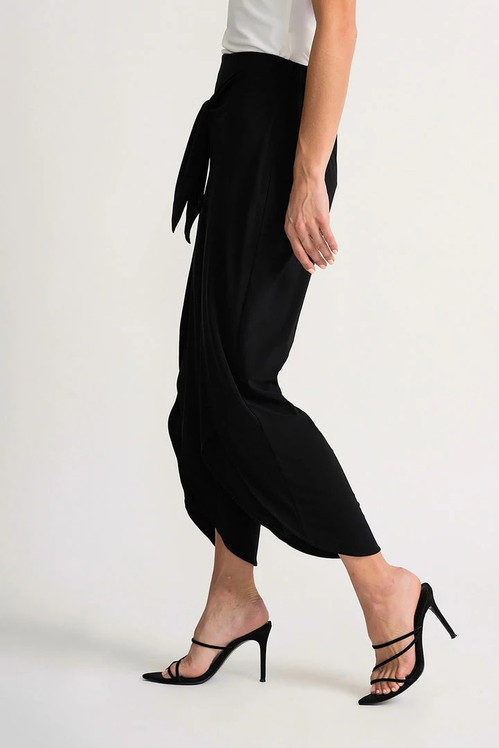 Joseph Ribkoff Tied Up Pants - Black 4 Joseph Ribkoff Tied Up Pants - Black