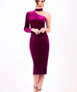 Romance Night Fever Dress | Cherry | ROM42