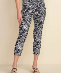 Joseph Ribkoff Lydia Floral Crop Pants