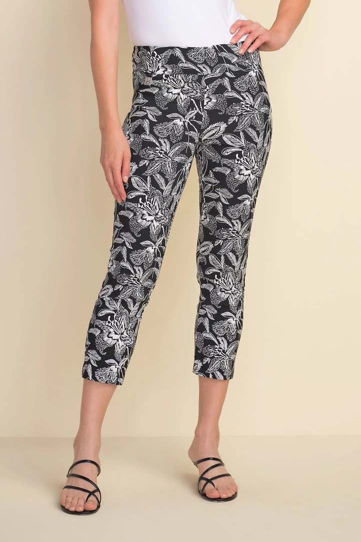 Joseph Ribkoff Lydia Floral Crop Pants 1 Joseph Ribkoff Lydia Floral Crop Pants