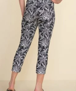 Joseph Ribkoff Lydia Floral Crop Pants