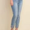 Joseph Ribkoff Pink Diamante Denim Jeans - JR6