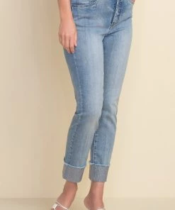 Joseph Ribkoff Pink Diamante Denim Jeans - JR6