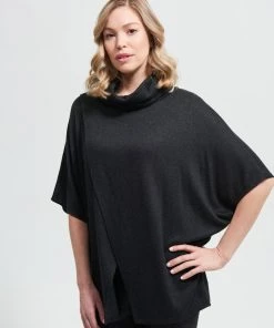 Joseph Ribkoff Jenny Poncho | Black | JR119