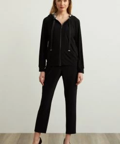 Joseph Ribkoff Graffiti Strip Pant | JR44 Pants