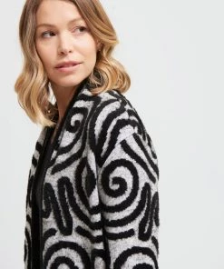 Joseph Ribkoff Unique Squiggle Cardigan | JR9 7 Joseph Ribkoff Unique Squiggle Cardigan | JR9
