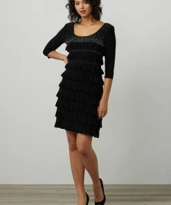 Joseph Ribkoff Events Embellished Dress | JR85