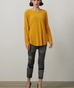 Joseph Ribkoff Mixed Media Pants | JR57