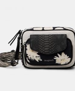 Desigual Mini Sling Bag | Black & White | DG24 New Arrivals