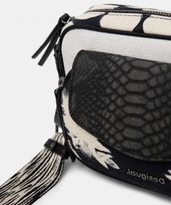 Desigual Mini Sling Bag | Black & White | DG24 New Arrivals