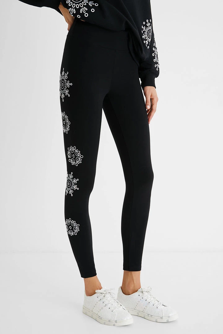 Desigual Swiss Embroidery Leggings - DG2 Pants 3 Desigual Swiss Embroidery Leggings - DG2 Pants