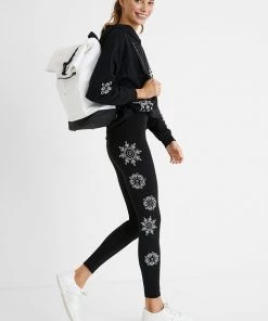 Desigual Swiss Embroidery Leggings - DG2 Pants