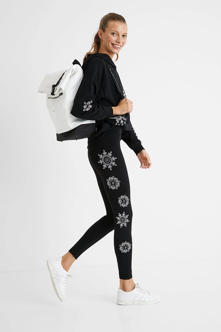 Desigual Swiss Embroidery Leggings - DG2 Pants 2 Desigual Swiss Embroidery Leggings - DG2 Pants