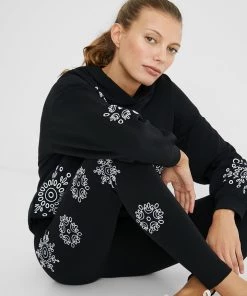 Desigual Swiss Embroidery Leggings - DG2 Pants