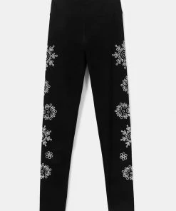 Desigual Swiss Embroidery Leggings - DG2 Pants 7 Desigual Swiss Embroidery Leggings - DG2 Pants