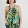 Desigual Tropical Halter Neck Top | DG14