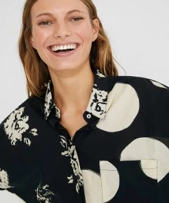 Desigual Double Print Oversized Shirt - DG6 8 Desigual Double Print Oversized Shirt - DG6