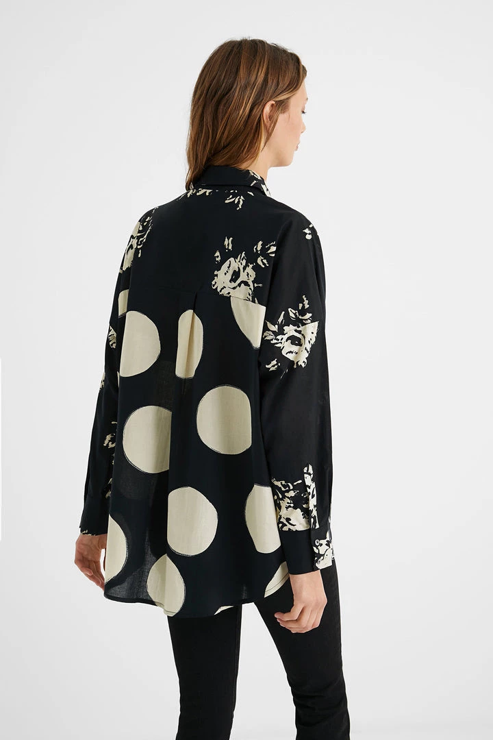 Desigual Double Print Oversized Shirt - DG6 4 Desigual Double Print Oversized Shirt - DG6