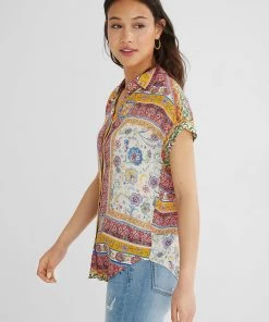 Desigual Clothing Metallic Friezes Shirt | DG12