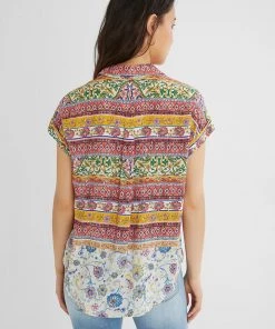Desigual Clothing Metallic Friezes Shirt | DG12 11 Desigual Clothing Metallic Friezes Shirt | DG12