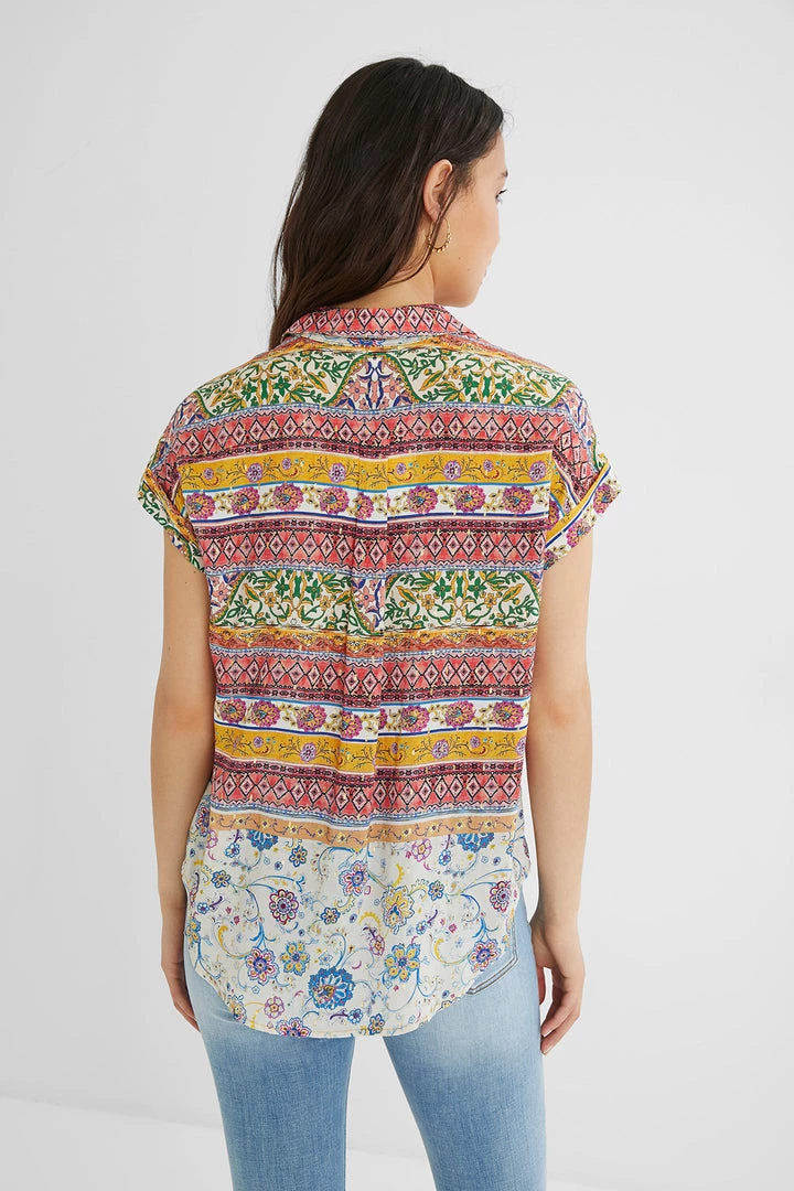 Desigual Clothing Metallic Friezes Shirt | DG12 6 Desigual Clothing Metallic Friezes Shirt | DG12