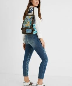 Desigual Mandala Printed Denim Jeans | DG11 Clothing