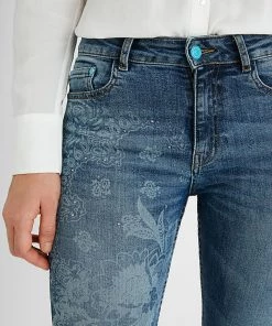 Desigual Mandala Printed Denim Jeans | DG11 Clothing