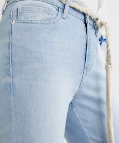 Desigual Clothing Embroidered Skinny Jeans | DG16