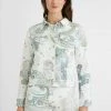 Desigual Paisley Jean Jacket - White - DG22