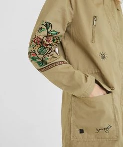 Desigual Hooded Flowers Parka | Incienso | DG1 9 Desigual Hooded Flowers Parka | Incienso | DG1