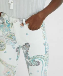 Desigual Paisley Jeans - White - DG23 Clothing