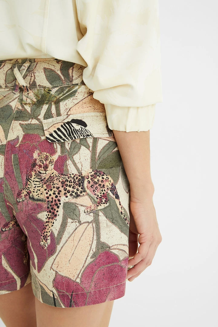 Desigual Flowers Trouser Shorts | DG8s Clothing 6 Desigual Flowers Trouser Shorts | DG8s Clothing
