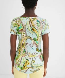 Desigual Short Sleeve Paisley Top | DG19 Clothing