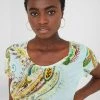 Desigual Short Sleeve Paisley Top | DG19 Clothing