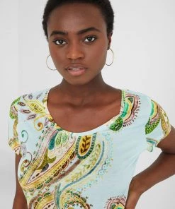 Desigual Short Sleeve Paisley Top | DG19 Clothing