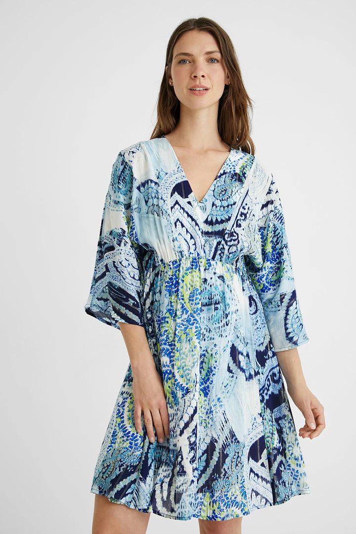 Desigual Flowing Mediterranean Dress | DG17 Clothing 1 Desigual Flowing Mediterranean Dress | DG17 Clothing