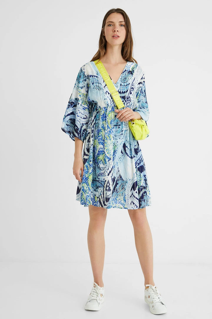 Desigual Flowing Mediterranean Dress | DG17 Clothing 4 Desigual Flowing Mediterranean Dress | DG17 Clothing