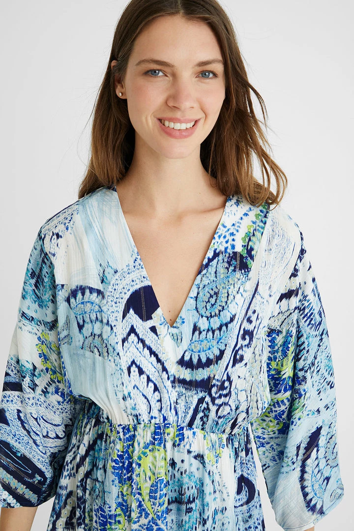 Desigual Flowing Mediterranean Dress | DG17 Clothing 2 Desigual Flowing Mediterranean Dress | DG17 Clothing