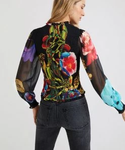 Desigual Floral Print Blouse | D35
