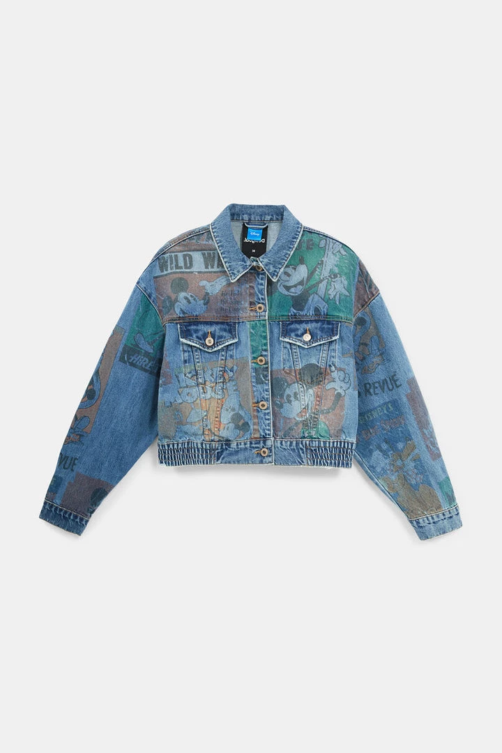Desigual Mickey Denim Jacket - D28 3 Desigual Mickey Denim Jacket - D28