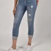 Frank Lyman Embellished Heart Jeans | Denim | FL35 Clothing