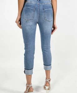 Frank Lyman Embellished Heart Jeans | Denim | FL35 Clothing